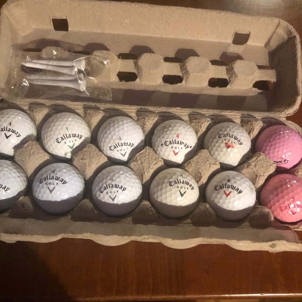 Callaway Golf Balls - White and Pink Mix (12-Pack)